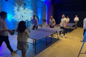 Winter Olympics Ping Pong event
