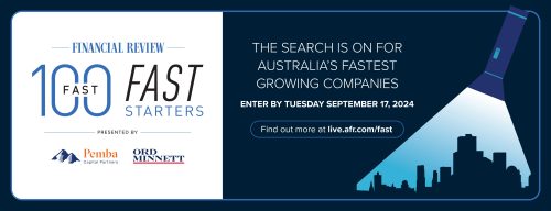 The AFR Fast 100 & Fast Starters 2024 presented by Pemba