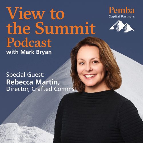 Episode 7 of View to the Summit Podcast: Rebecca Martin