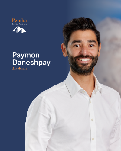 Pemba welcomes Paymon Daneshpay