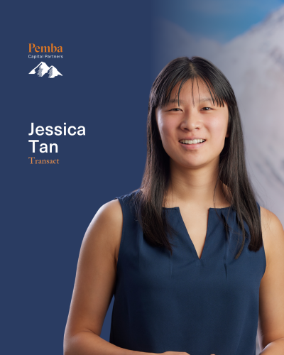 Pemba welcomes Jessica Tan
