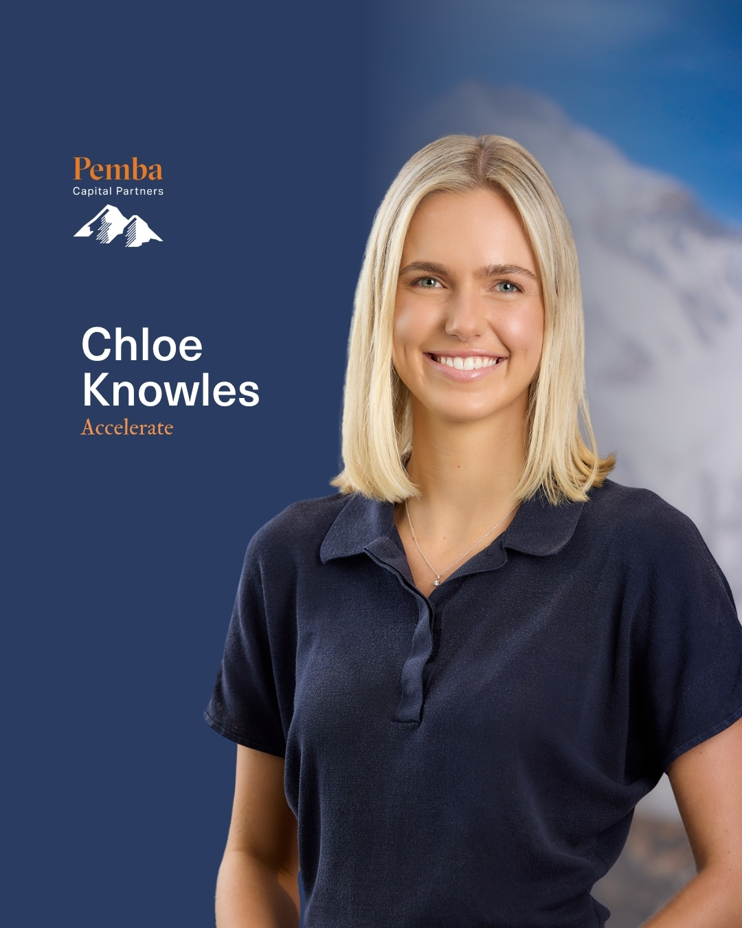 Chloe Knowles LinkedInInsta New Sherpa Announcement - Pemba welcomes Chloe Knowles